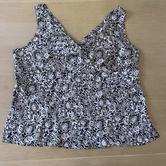 Women's INC International Concepts Floral Silk Top - Picture 8 of 9